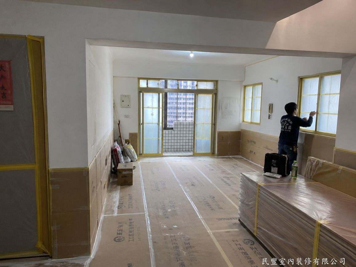 民豐室內裝修-民生路張先生木工工程-木作板材進場備料