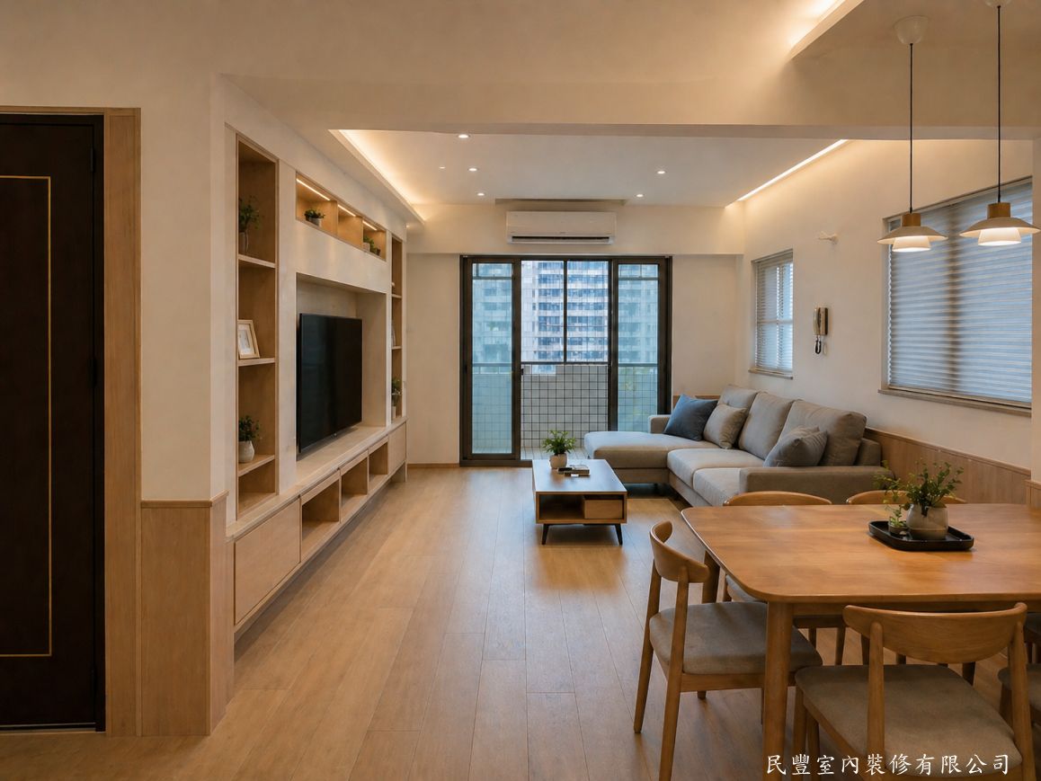 民豐室內裝修-民生路張先生木工工程-完工實景