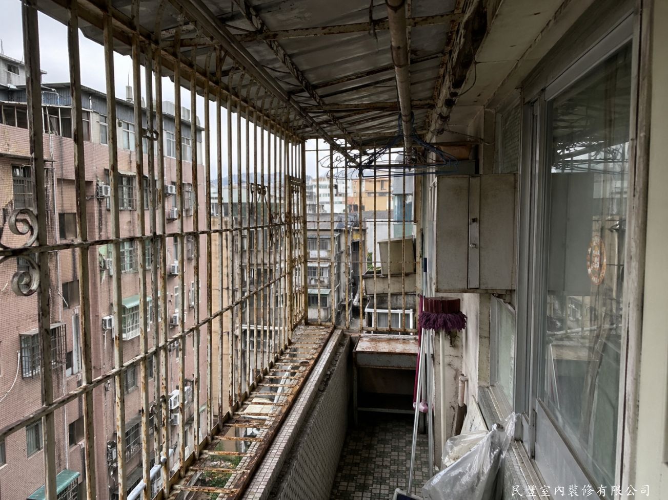 民豐室內裝修-民族路黃先生鐵工工程-施工現場一