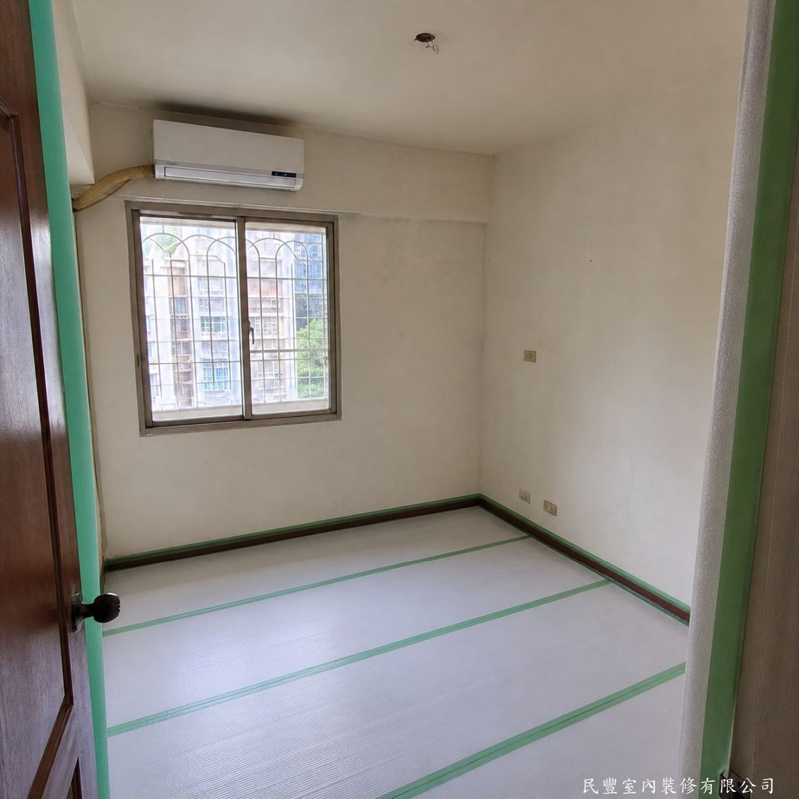 民豐室內裝修-蔡先生信義區衣櫃木作-施工前置保護作業