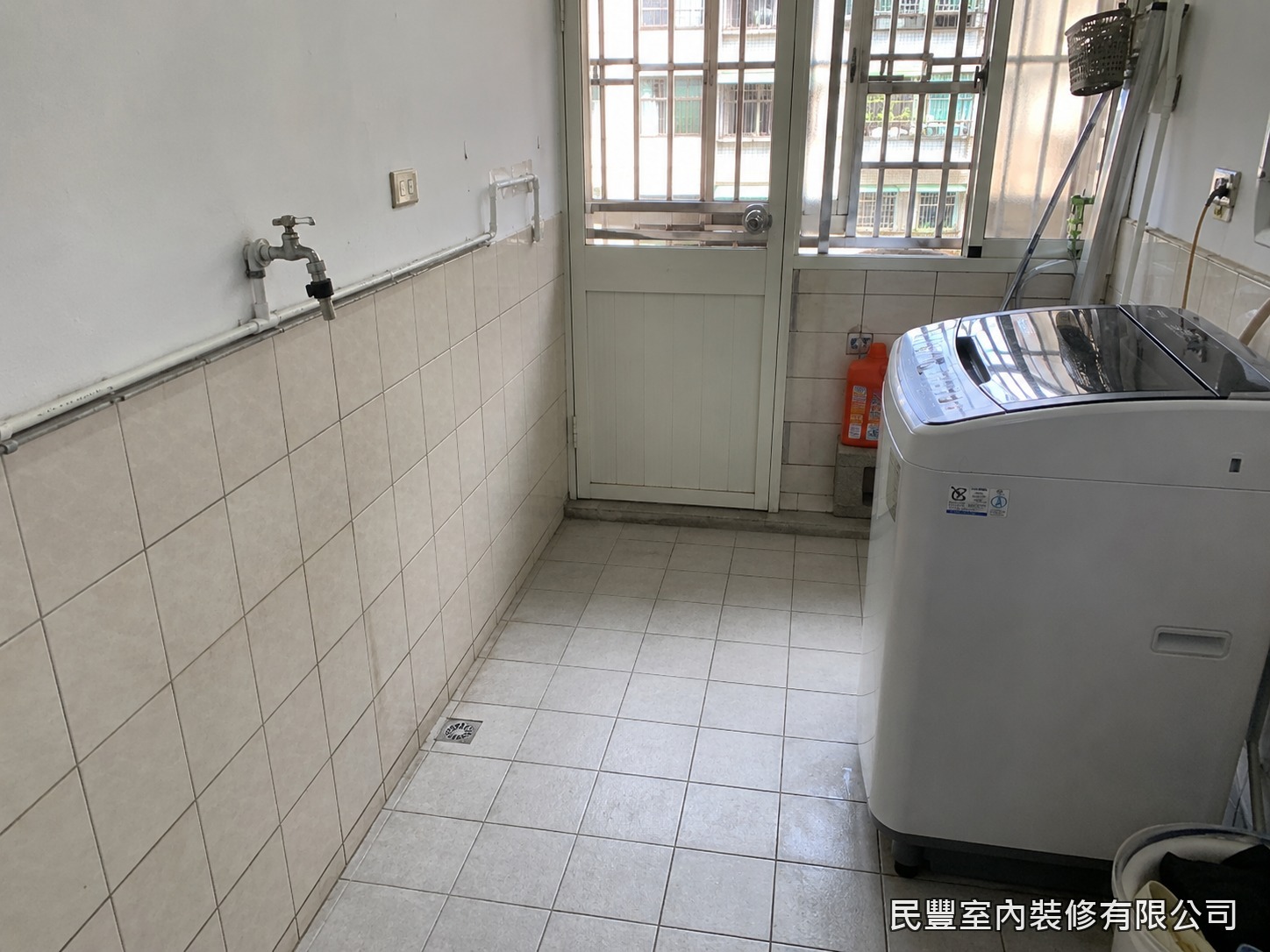 民豐室內裝修-磁磚美縫劑處理-施工前磁磚現況