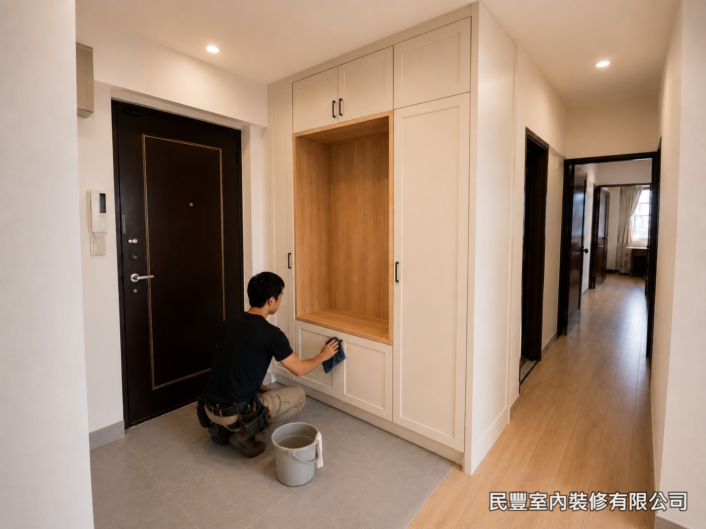 民豐室內裝修-全室系統傢具裝修-整體清潔驗收