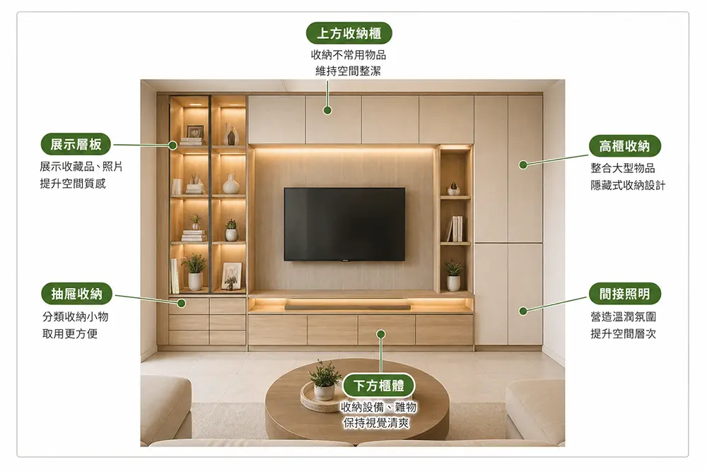 收納規劃示意圖